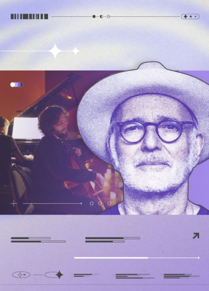 Людовико Эйнауди в сиянии свечей