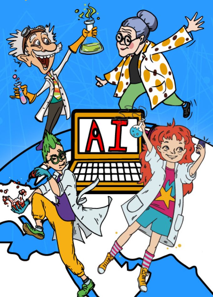 Учёная семейка и Искусственный интеллект!