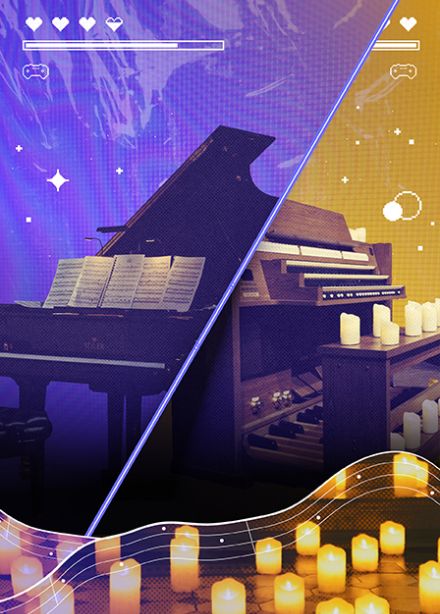 Музыкальный поединок при свечах: Орган & Рояль