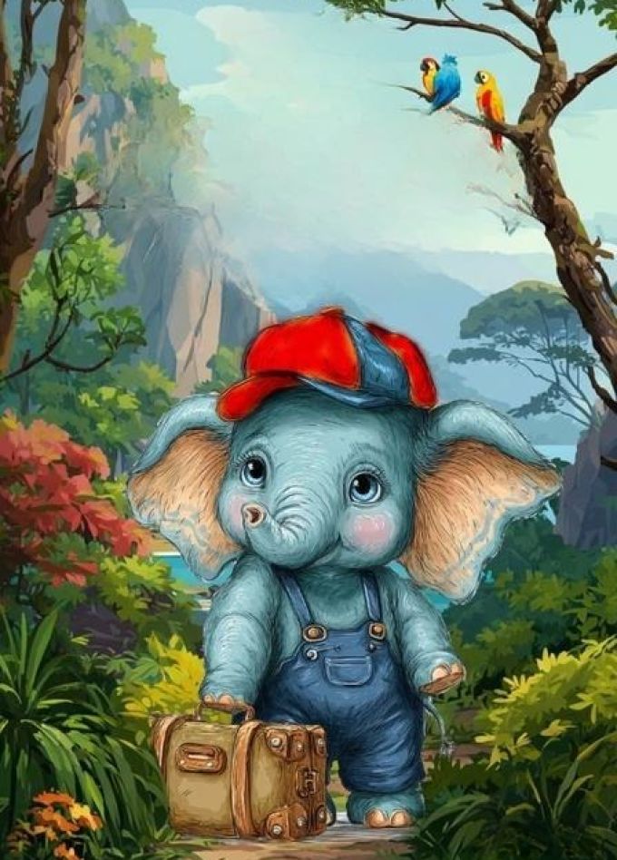 Кукольный спектакль «Слонёнок-турист»