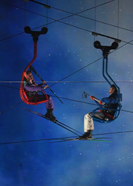 Зимний вечер в Шамони