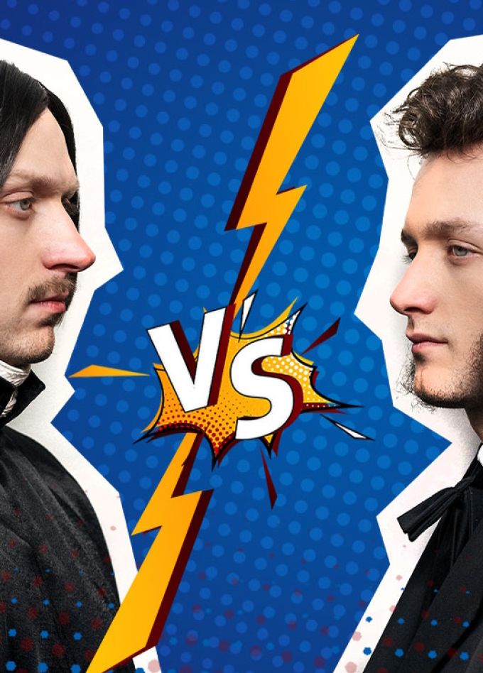 Нос к носу: Гоголь / Пушкин