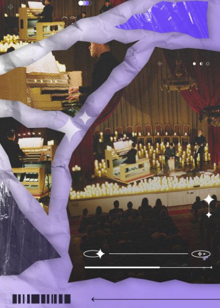 Рок-хиты на органе при свечах